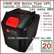 InFath - Case LXT 20Cell 20 Cell batre baterai BMS 3 5 MOSFET cover housing box case wadah tempat co