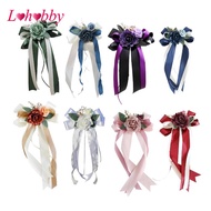 [Lohobby] Aisle Chair Backrest with Floral Pattern, Wedding Aisle Decoration for Party Decoration