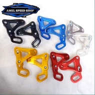 bracket dudukan lampu ninja ss ninja R kupingan lampu ninja R ss CNC