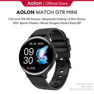 Aolon Huafit GTR Mini Smart Watch | Bluetooth Call | Custom Wallpaper | Jam Running Pria Pace | 115 