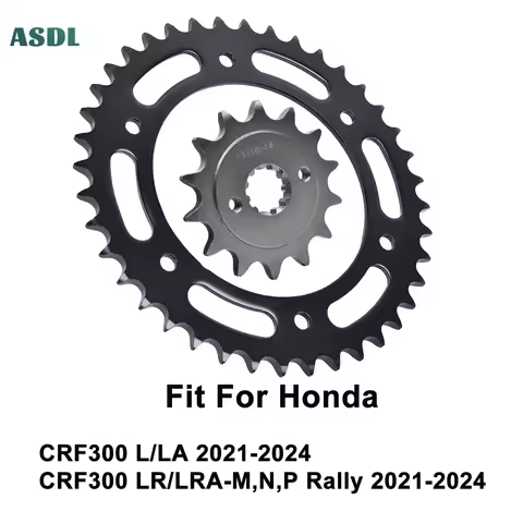 Motorcycle Front and Rear Sprocket Kits 40T 14T for Honda CRF300 L 2021-2024 CRF300 LR/LRA-M N P Ral