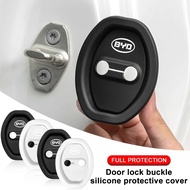 4Pcs Silicone Anti-collision Car Door Lock Protection Cover Auto Styling For BYD F3 S6 F0 Tang I3 S7