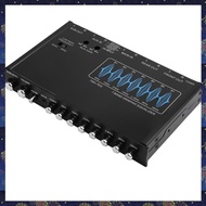 (RZDW) 7 Band Car Equalizer Audio EQ Tuning Crossover Amplifier Parametric Car Preamplifier Audio Eq
