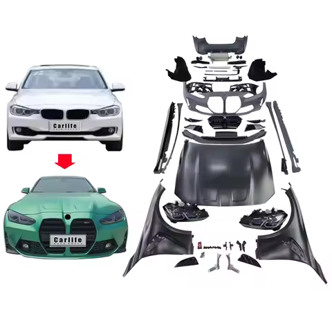 Old to New BodyKit For F30 F32 G20 G22 modified to G80 M3 G82 M4 LOOK Car Conversion facelift Widebo