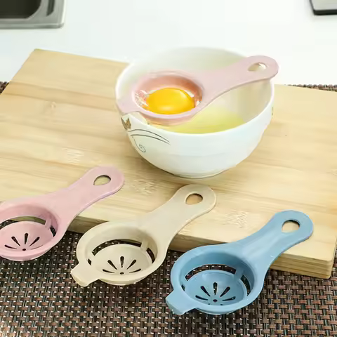 Egg Separator Egg Yolk White Separator Filter Protein Egg Divider Baking Cooking Egg Supplies Kitche