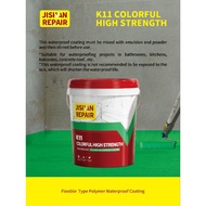JISHAN REPAIR K11 COLORFUL HIGH STRENGTH 17KG WATERPROOF Rough surface K11 kalis air kekuatan tinggi