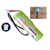 Doublepow 3.7V Rechargeable Lithium Battery Pack 18650 18650 2200/3000/6000mAh Protection Board Wire