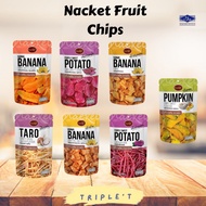 Nacket Fruit Chips 【HALAL】_Thai 7E Snacks_Banana Chips_Sweet Potato Chips_BBQ Flavour_THAI SNACKS_泰國零食