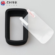 CHINK Bike Computer Protective Cover, With Tempered Film Non-slip Speedometer Silicone , Durable Shockproof Bicycle Computer Protector for IGPSPORT BSC100S Bike Accessories