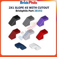 Brickphils Part 28192 - Slope 45 2x1 with Cutout No Stud