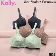 KALLY 8004 Brocade Bra - Underwire - No Foam - Size 36-44 - Cup C