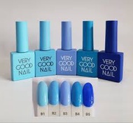 Very Good Nail color gel blue series #b1/2/5-9(實色) gel 甲油膠