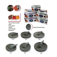Stone Mortar & Sambal pestle Friction Mortar and pestle Stone Mortar and pestle