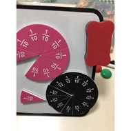 3-point magnetic math disc circle circle circle and point/person gift Expression Question point magi