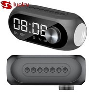 LUOLRV Clock Bluetooth Speaker, Multifunctional Loud Volume Bluetooth Speakers, Portable 360° Surrou