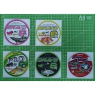 ASUKA STICKER FISHING STICKER 8CM*8CM