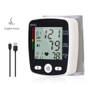 TAKROL CK-W355 Rechargeable Digital Wrist Blood Pressure Monitor Pulse Heart Meter Device BP Mini Sphygmomanometer