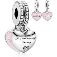 Annmors Charms for Bracelets Family Animal Safety Chains Nature Dangle for Women Bracelets & Necklac