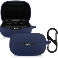 for JBL Live Pro+ TWS, JBL Live Pro 2 Silicone Case Protective Cover with Carabiner