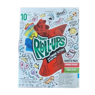 Fruit Roll Ups Fruit Snack 10 Rolls142 grams Variety Pack ขนม usa ขนมนำเข้าจากอเมริกา ขนมม้วนผลไม้