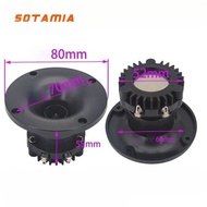 SOTAMIA 2Pcs 3 Inch 4 Inch Piezoelectric Tweeter Horn 6 Ohm 15W Treble Speaker Sound Column Speaker 