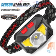 CHIHIRO1X3EE LED Induction Headlamp, Glare USB Rechargeable COB Headlight,  Multi-function Battery L