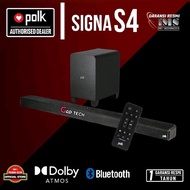 Polk Audio Signa S4 / S 4 Dolby Atmos 3.1.2 Sound Bar / Soundbar with Wireless Subwoofer