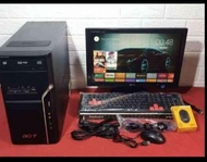 Komputer set siap pakai WIFI RAM DDR3 4GB MONITOR 19 INCH