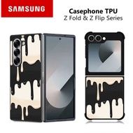HP Casing Samsung Z Fold and Z Flip 7 6 5 4 3 ABSTRACT ART RK505 Hybrid Case Rubber Aluminum Plate