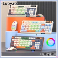 LUOYAO1 RAIKU T98 Keyboard,  Lighting 98 Key Layout Keyboard Mouse Set,  Backlight Luminous USB Conn