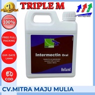 INTERMECTIN ORAL 1 liter TRIPLE M - Mengatasi GUREM KUTU SCABIES