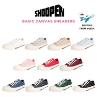 [SHOOPEN] (🇰🇷Korean Brand / Korean Style) Basic Canvas Sneakers HPCR3DA01M