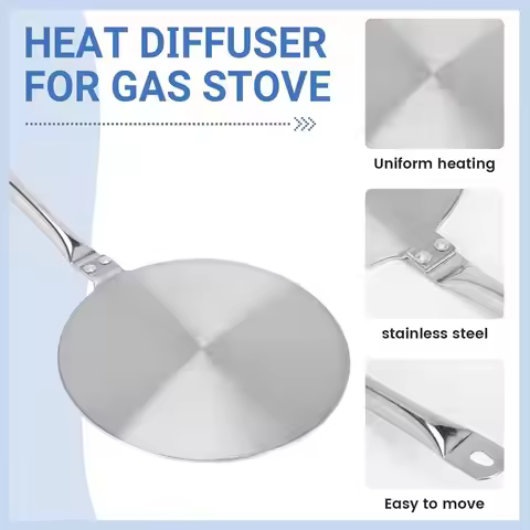 EAS-Cooking Heat Diffuser Plate Electric Cooker Induction Hob Converter Plate Cookware Furnace Pan C