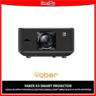 YABER K3 PROJECTOR // BUILD IN APPS+TVDONGLE/LED/FHD/1600AL/1920*1080/16:9/V+H AUTO KEYSTONE PROJECT