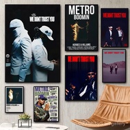 Scandinavian Minimalist Wall Art Pop Rapper Metro Boomin Music Painting Calligraphy HD Canvas Poster