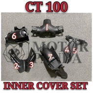 HONDA CT 100 CT100 CT 110 CT110 Cover Inner Set KAVER HITAM CAVER Coverset meter centre rear fender 