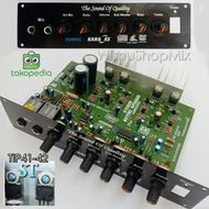 KIT POWER AMPLIFIER MIC ECHO SPEAKER AKTIF KARAOKE STEREO SUBWOOFER