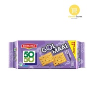 Britannia 50-50 Golmaal Light Crackers with Kaala Jeera Biscuits 200g
