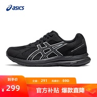 亚瑟士ASICS跑步鞋男鞋缓震耐磨运动鞋舒适透气跑鞋 GEL-CONTEND 7 CN 黑色 42.5