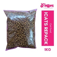 FLUFFERS ICAT'S REPACK 1KG (GASTRO/MOTHER AND BABY/HAIRBALL/URINARY/MACKEREL AND SALMON)