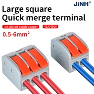 JINH Quick Lever Push in Connector Electrical Universal Cable Splicing Compact Wiring Conductor 2 3 