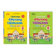 Book - Combo to conquer 4 English skills Listening - speaking - reading - writing grade 6 (T1+T2) - 