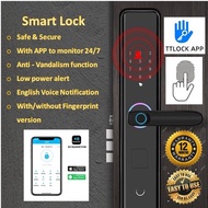 Smart Lock Fingerprint TT Lock App for Grill Door Gate