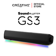 CREATIVE SPEAKER Sound Blaster GS3 ลำโพงเกมมิ่งซาวด์บาร์พร้อมไฟ RGB พลังเสียง SuperWide™ technology