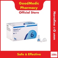 Novofine Insulin Pen Needle 31G 6mm (100s)