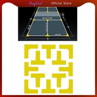 MagiDeal Pickleball Court Marker Kit Tennis Court Silicone Portable Accessory Lines