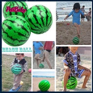 รูปทรงแตงโมลูกบอลชายหาดสำหรับงานปาร์ตี้ของเด็กเล็กว่ายน้ำของเล่นเป่าลมเล่น