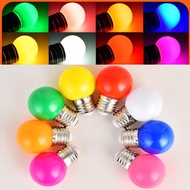 E27 LED bulb Colored light bulb 3 watts led bulb Multi color bulb Colored bulb decoration G45 bombil