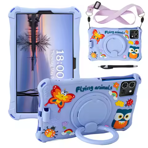 For Xiaomi Redmi Pad SE 2024 Case 8.7 inch 360 Rotating Cartoon Soft Stand Cover for Redmi Pad SE 8.