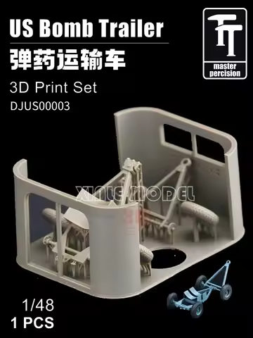 Dajiang DIY accessories 3D Resin Printed Parts DJUS00003 US Trailer Transport Trailer Adapted to F-4